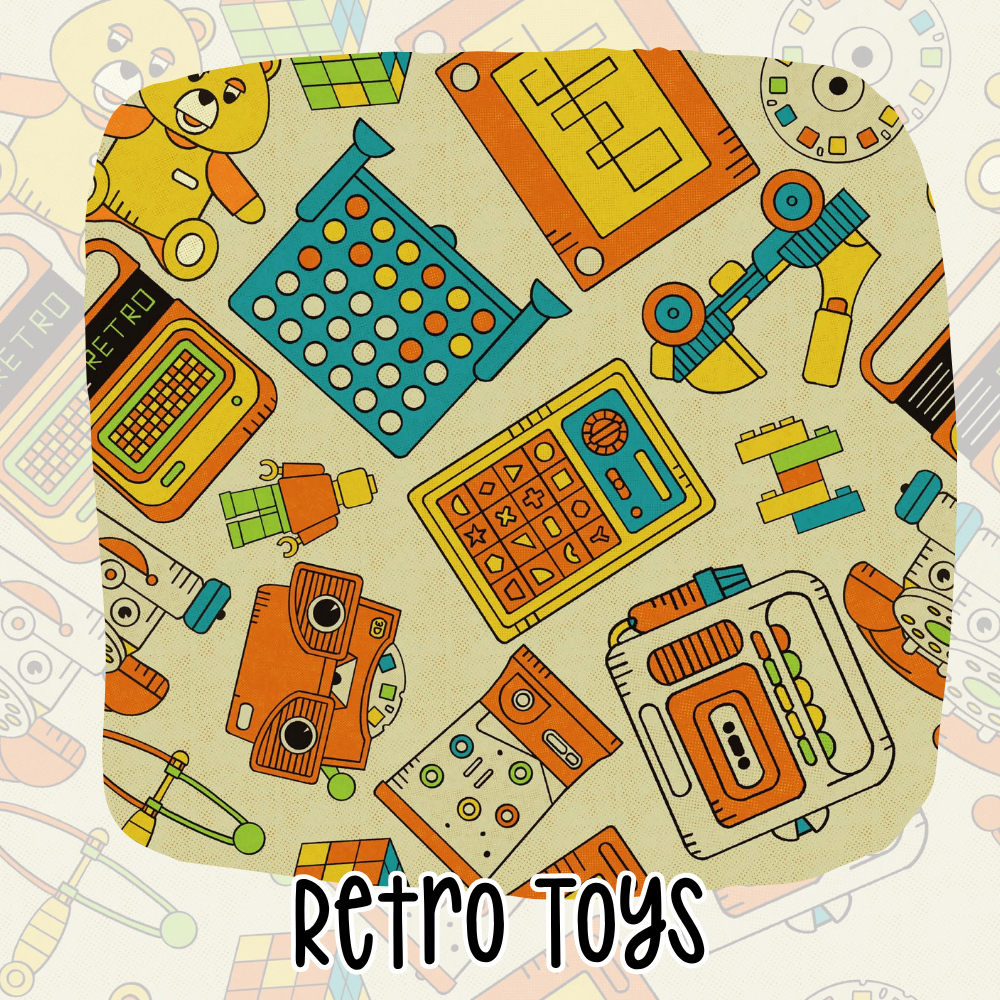 Retro Toys 2 Pc Long Jammies