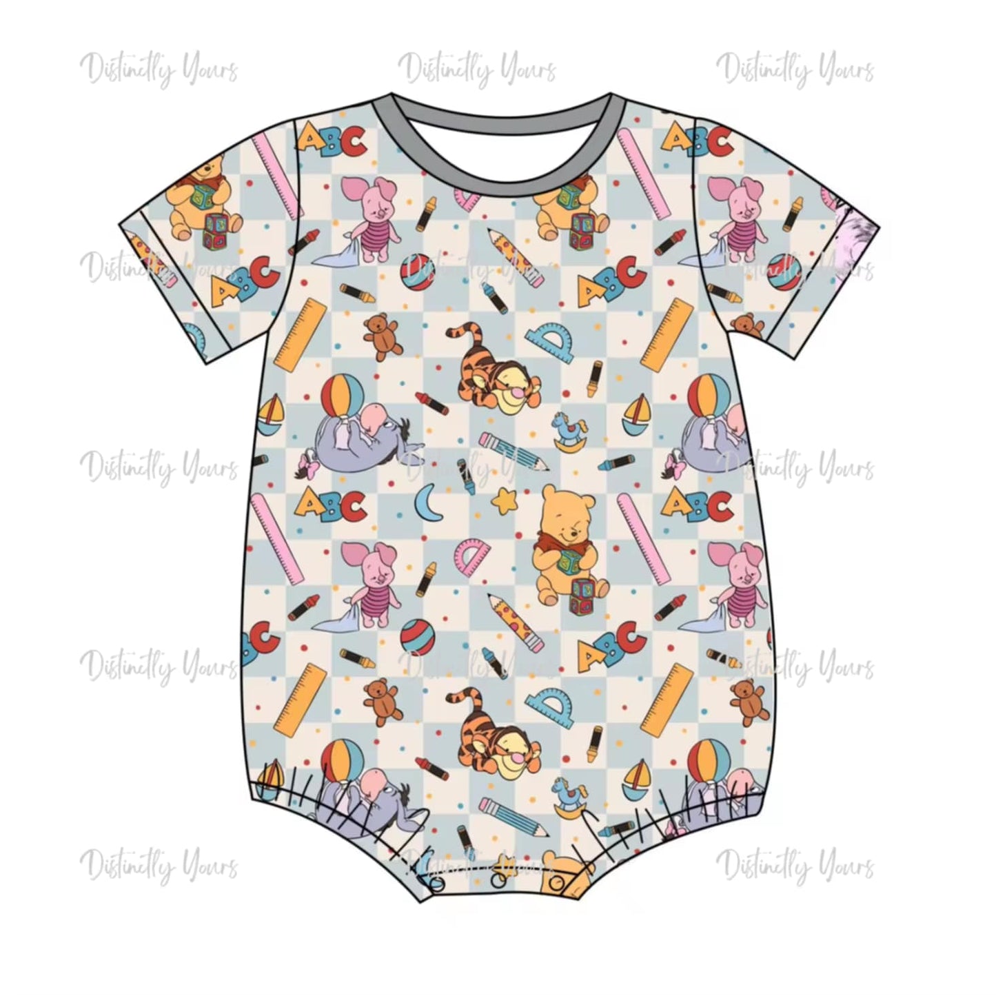 Winnie The School Tee Romper