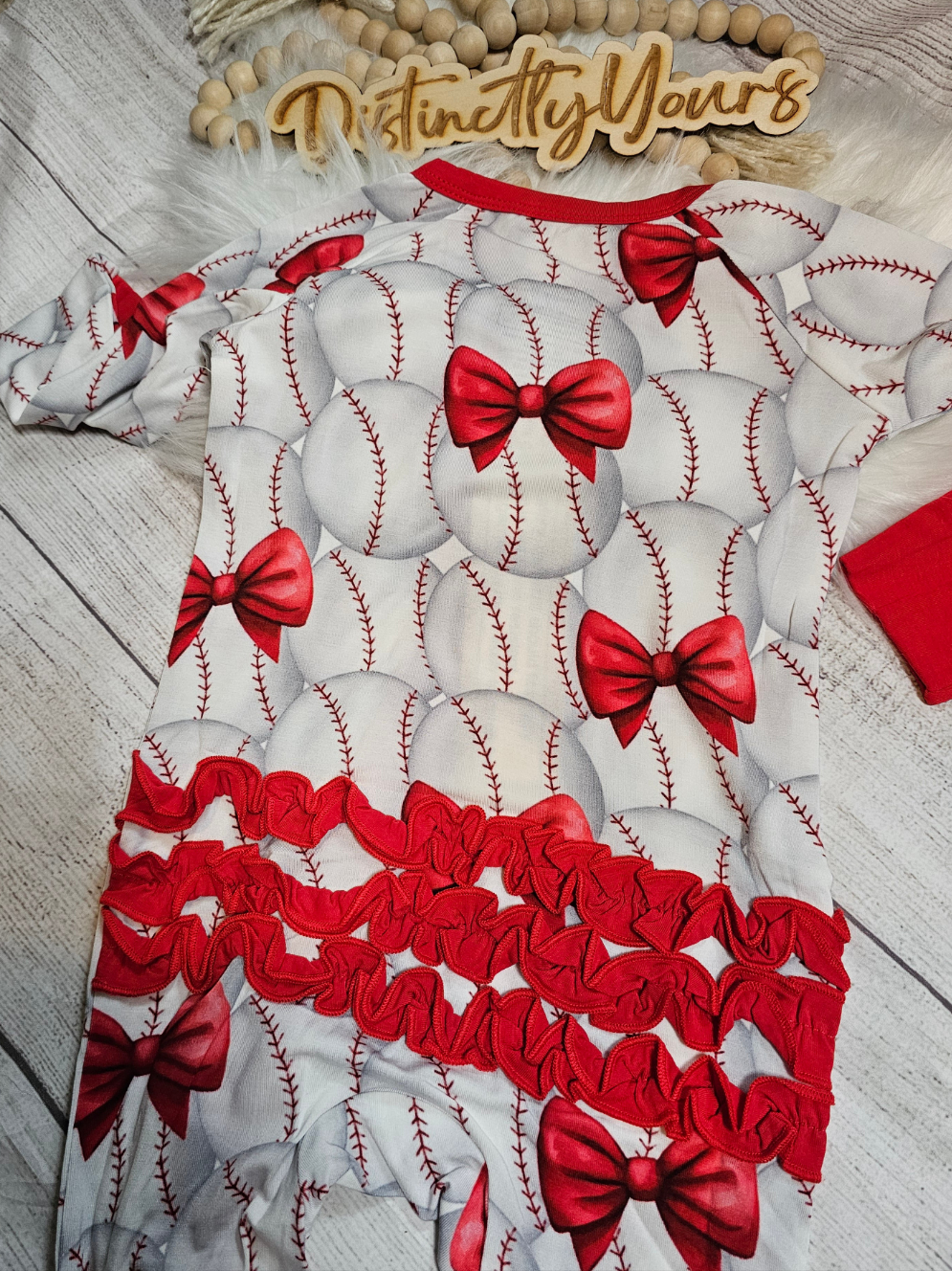 Baseball & Bows Bamboo