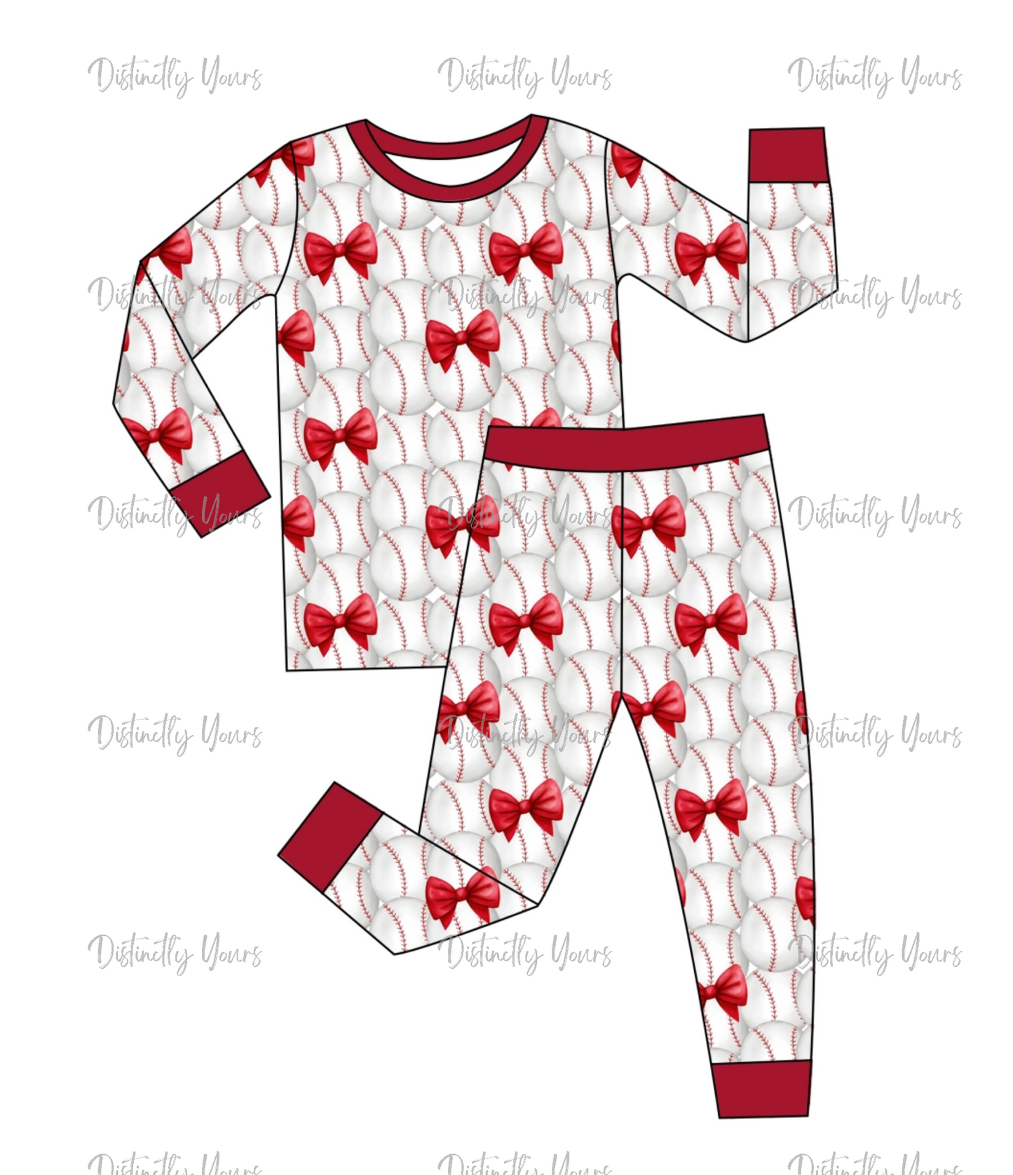 Baseball & Bows Bamboo
