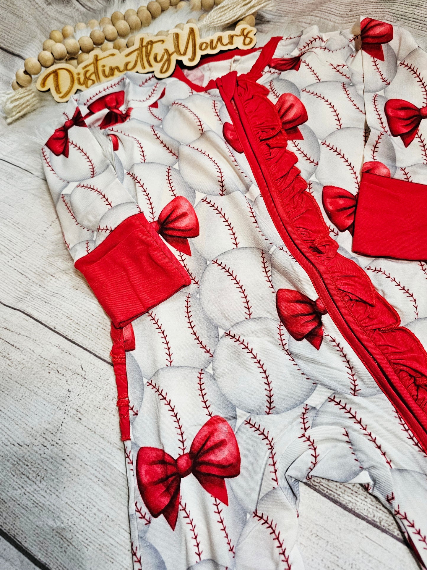 Baseball & Bows Bamboo