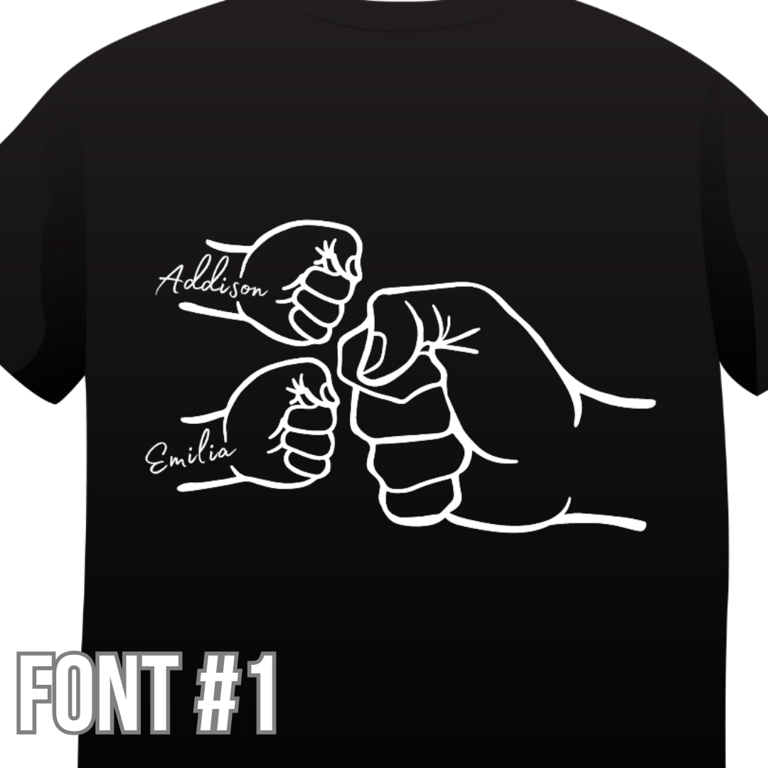 Fist Bump Father's Day Basic Tee (front only)
