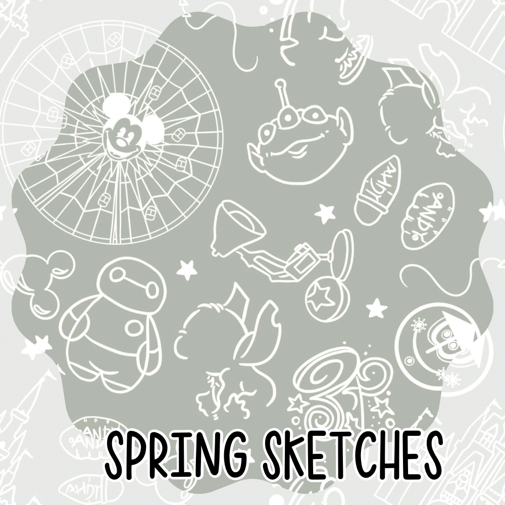 Spring Sketches 2 Pc Long Jammie’s