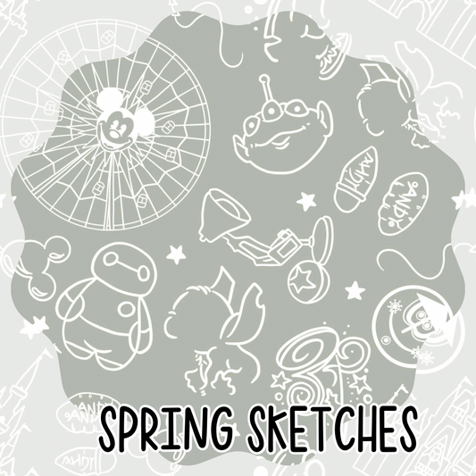 Spring Sketches 2 Pc Long Jammie’s
