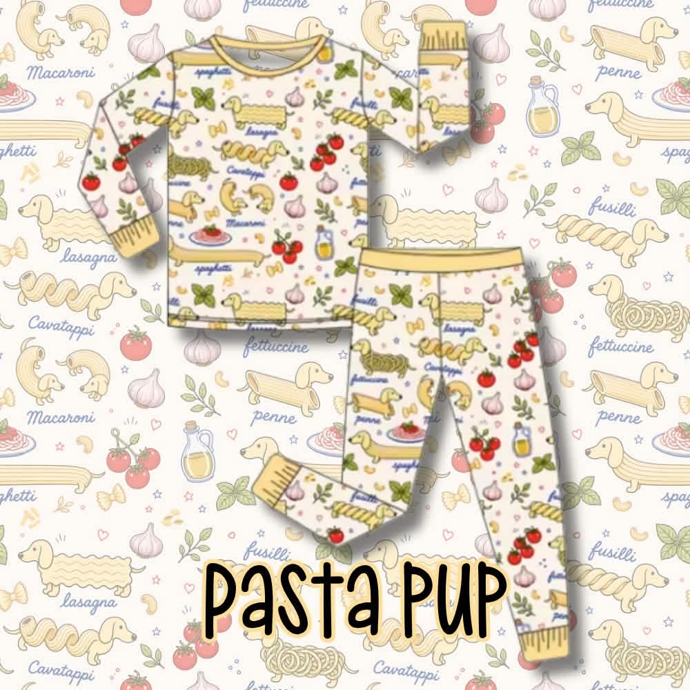 Pasta Pup 2 pc. Jammies