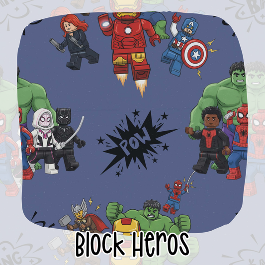 Block Heros Shorts & Hooded Tee Set