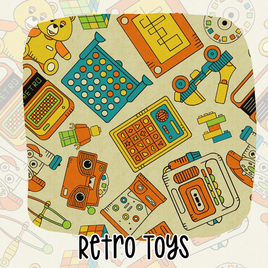 Retro Toys 2 Pc Long Jammies