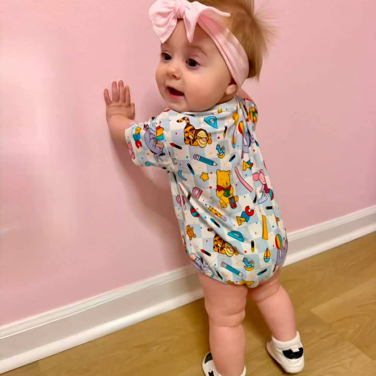 Winnie The School Tee Romper