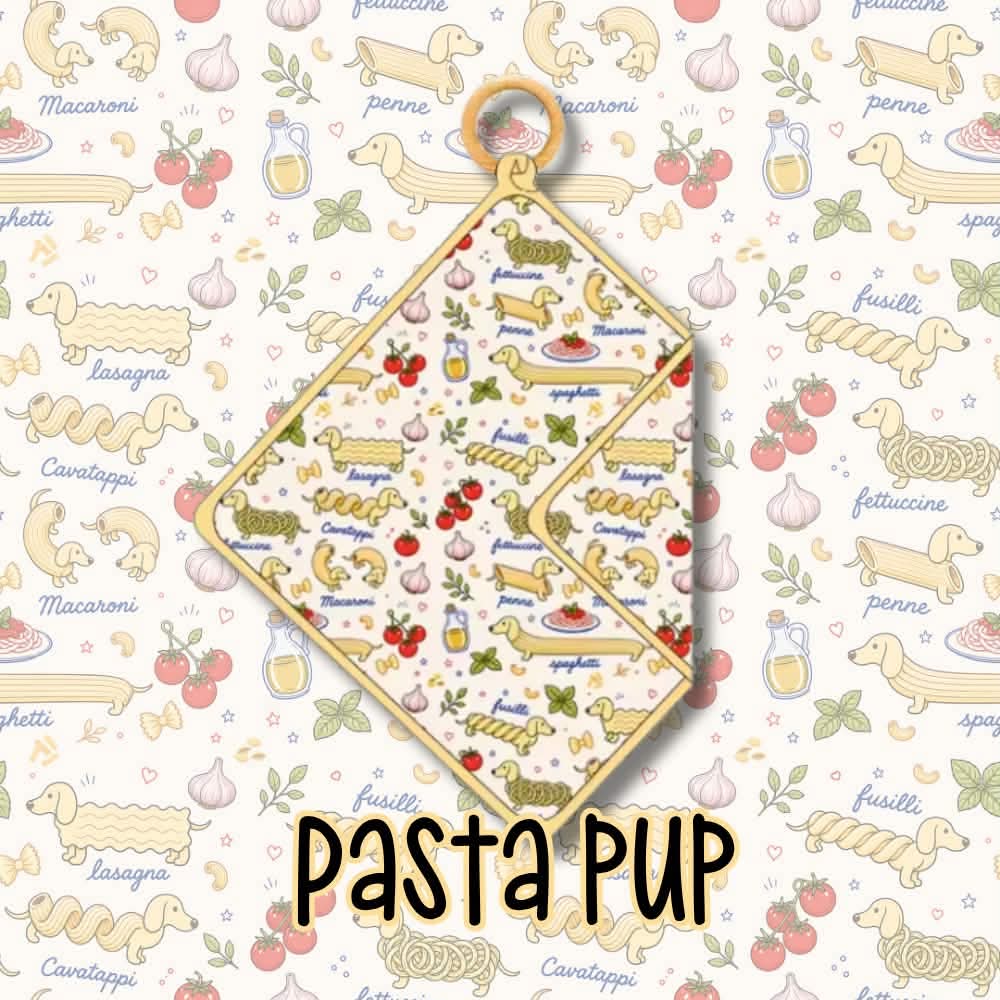 Pasta Pup Ring Lovey