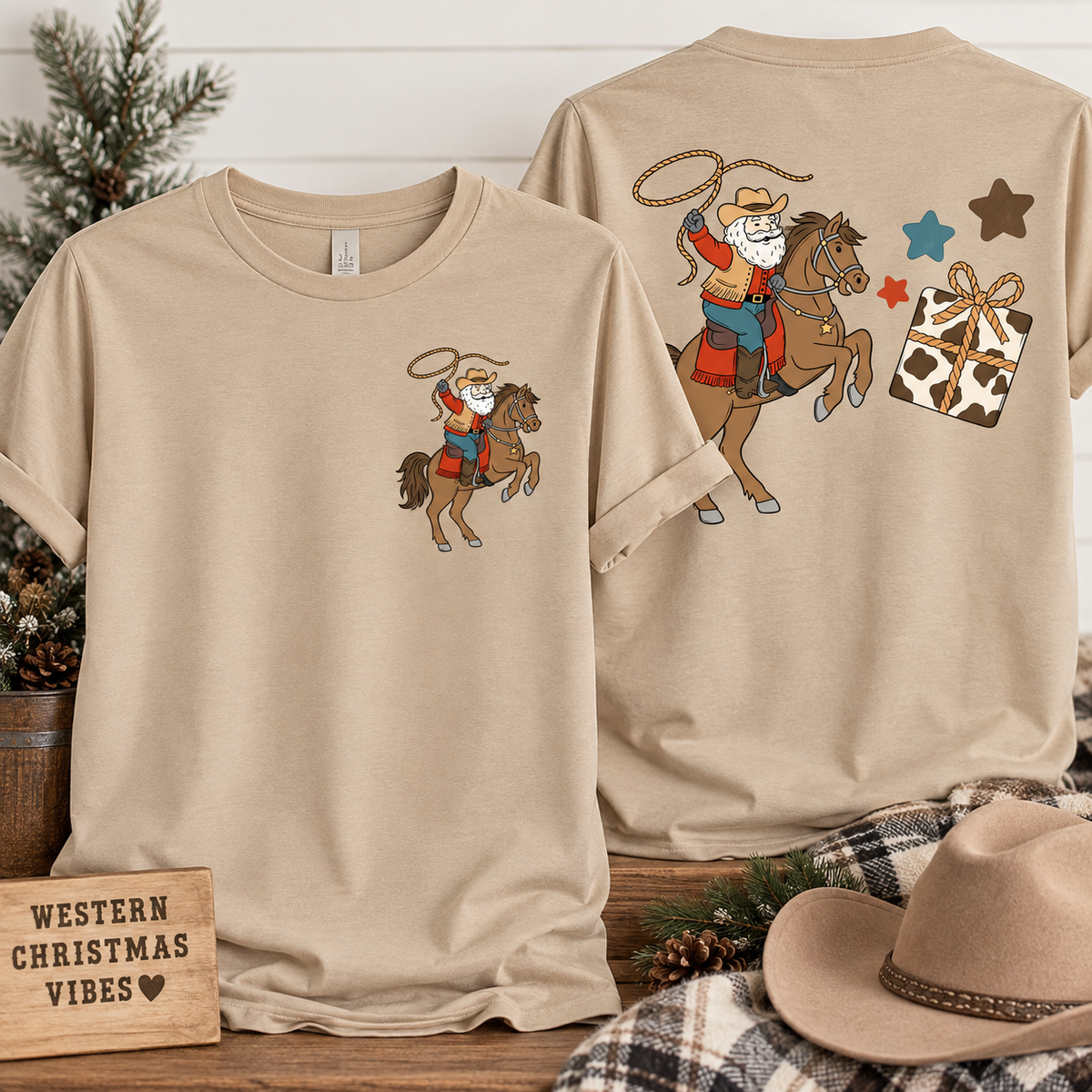 Howdy Holidays Matching Top