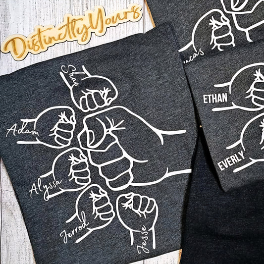 Fist Bump Father's Day Basic Tee (front only)
