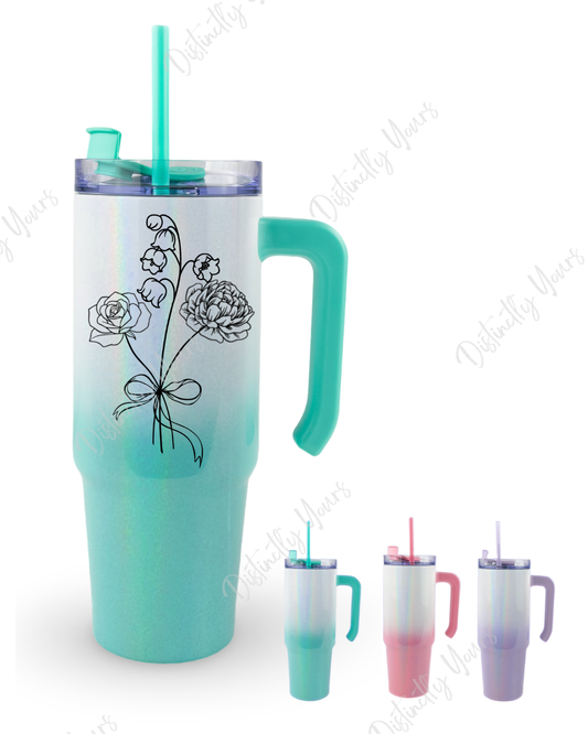 Birth Flower 30 oz. Tumbler