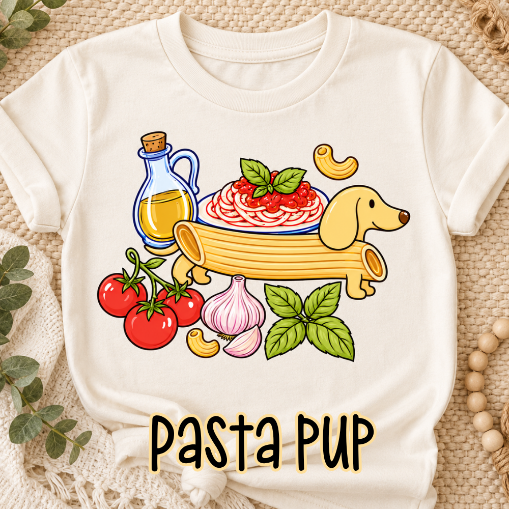 Pasta Pup Matching Top