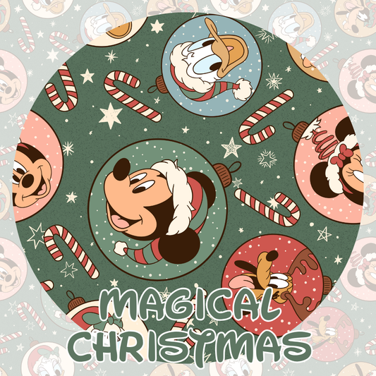 Magical Christmas Ruffle Butt Zippy