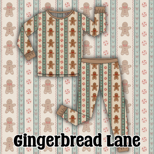 Gingerbread Lane 2 pc. Jammies