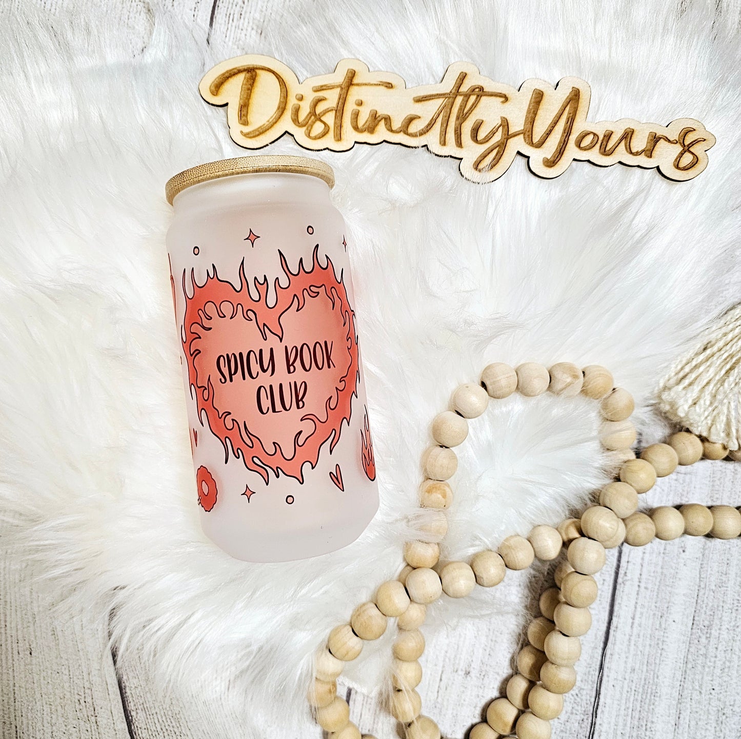 Spicy Book Club Glass Cup