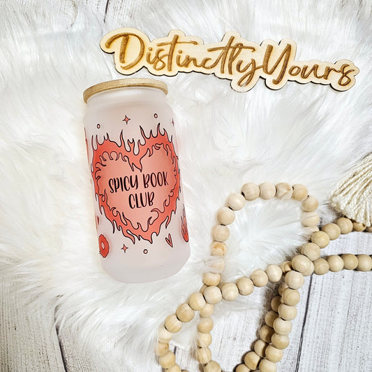 Spicy Book Club Glass Cup